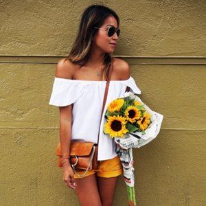 MADEWELL OFF THE SHOULDERS TOP